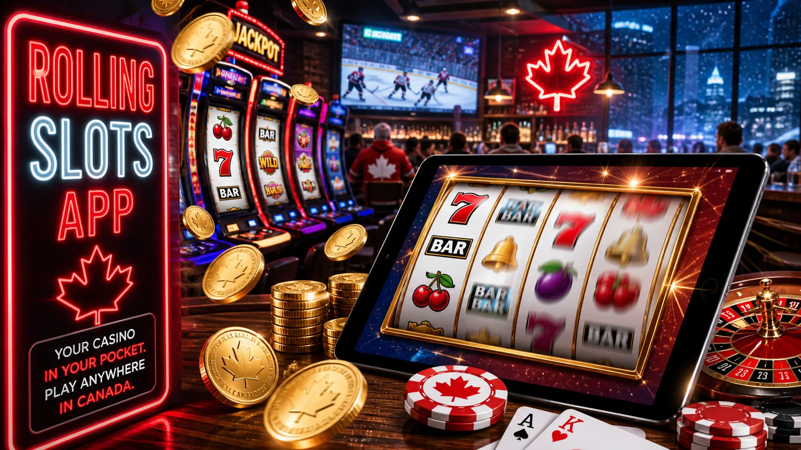 Rolling Slots Casino App content banner