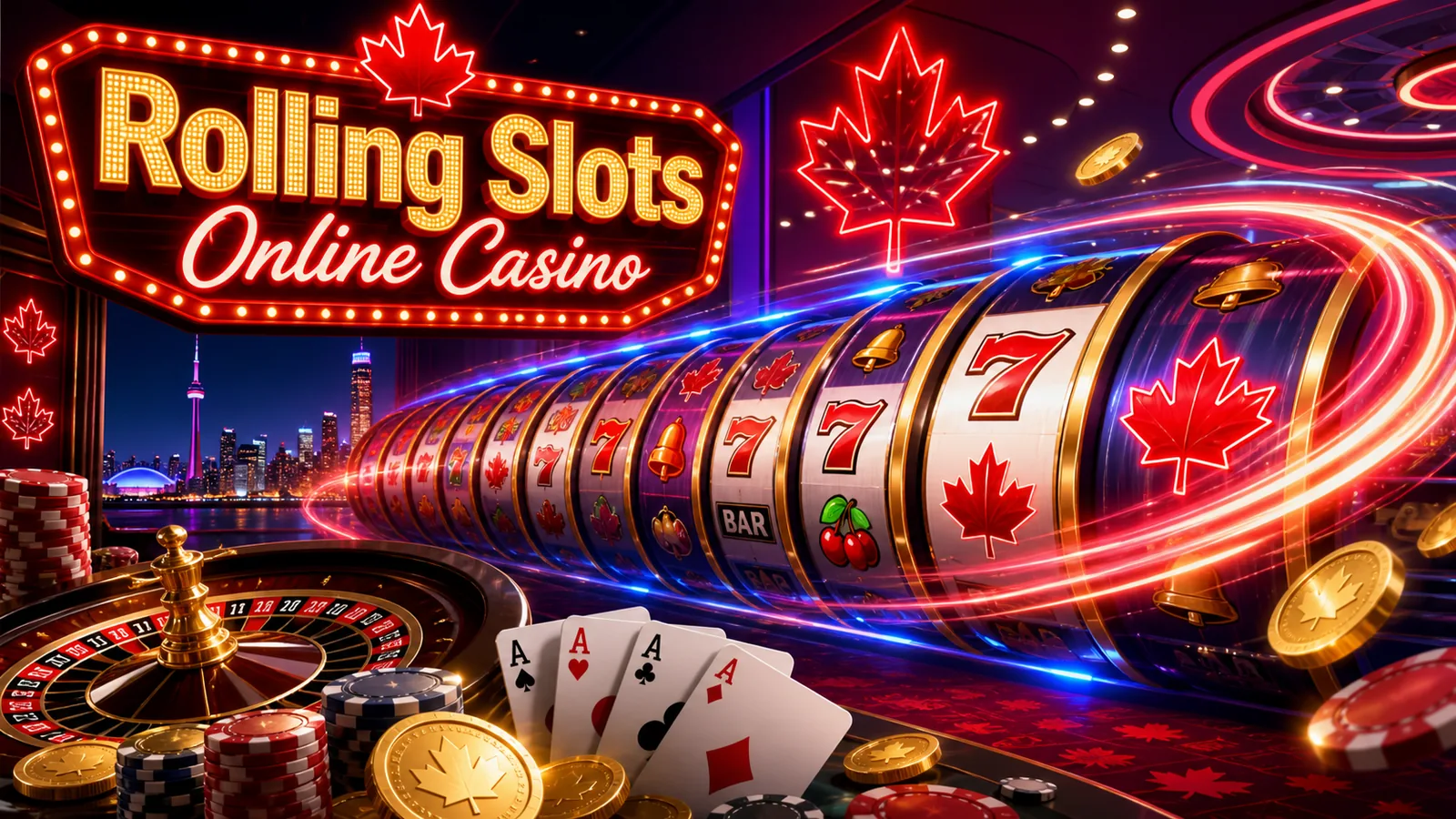 Rolling Slots Online Casino content banner