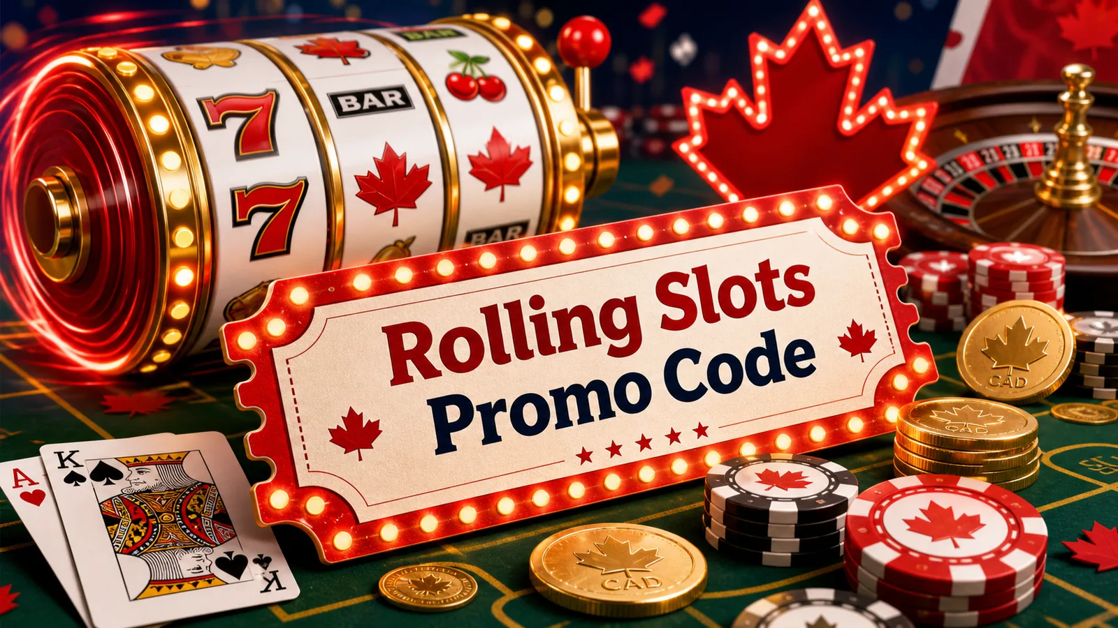 Rolling Slots Promo Code content banner